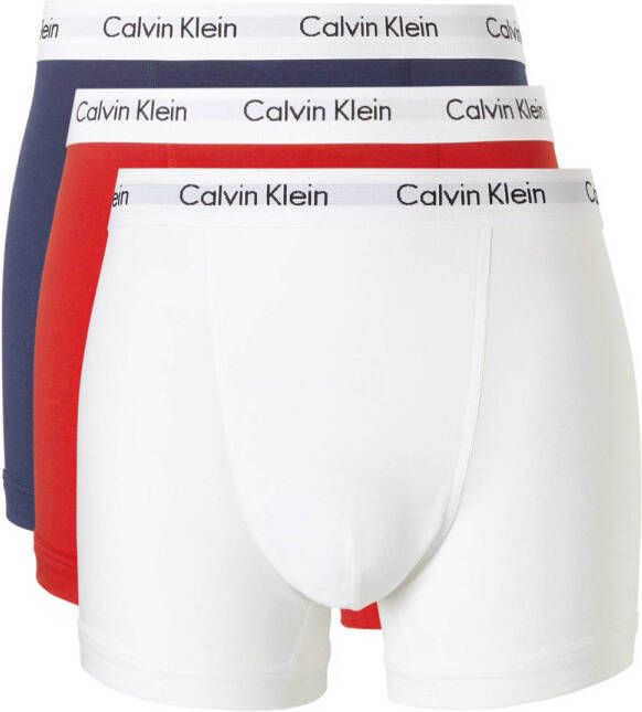 Calvin Klein Underwear Boxershort met elastische band met logo in een set van 3 stuks