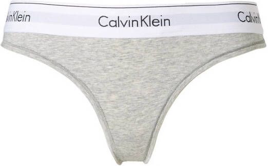 Calvin Klein UNDERWEAR string grijs