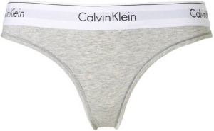 Calvin Klein String Modern Cotton String Grijs