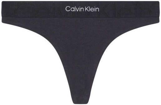 Calvin Klein UNDERWEAR string zwart