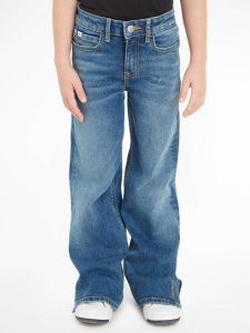 Calvin Klein Stretch jeans HR WIDE LEG MID BLUE