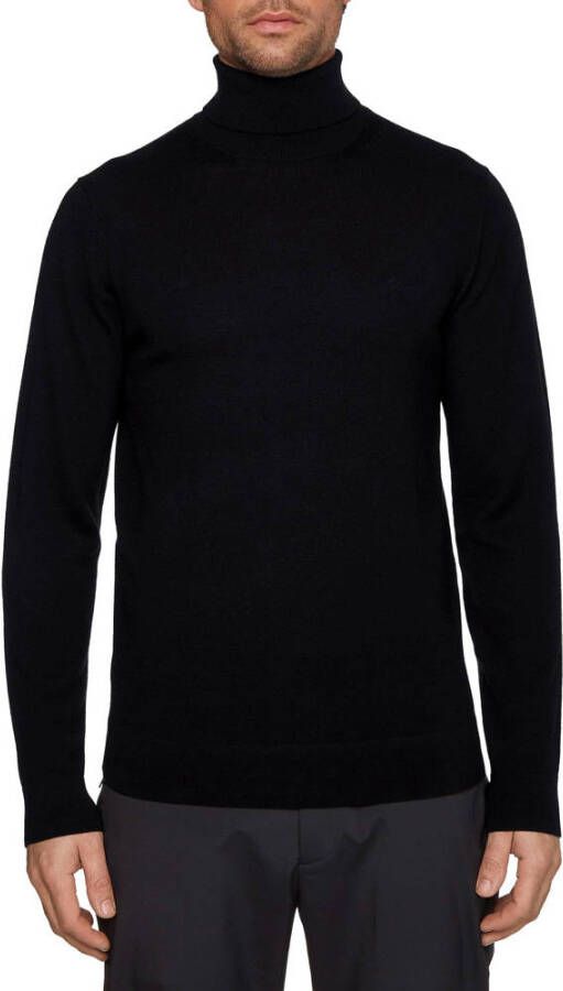 Calvin Klein wollen coltrui zwart