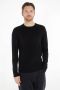 Calvin Klein Zwarte Herentrui van Wol Klassieke Wol Sweater Black Green Heren - Thumbnail 2