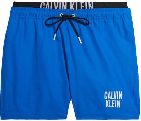 Calvin Klein Logo zwembroek blauw Km0Km00798 C4X Blauw Heren