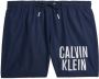 Calvin Klein Tijdloze zwemkleding met geborduurde tonale logo`s Blue Heren - Thumbnail 1