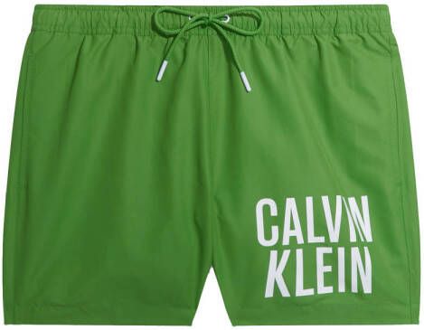 Calvin Klein Monochromatische Strandkleding voor Heren Lente Zomer Collectie Green Heren