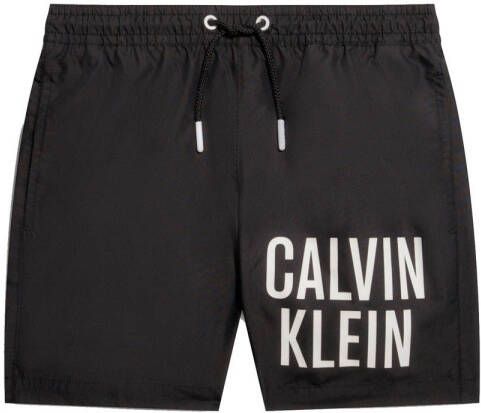 Calvin Klein zwemshort zwart Jongens Gerecycled polyester (duurzaam) Logo 152 164