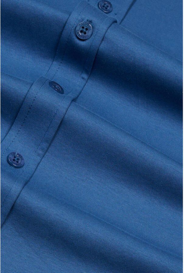 Campbell regular casual overhemd blauw - Foto 3