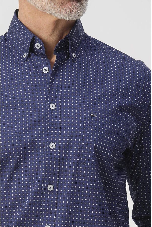 Campbell Regular casual overhemd blauw - Foto 2
