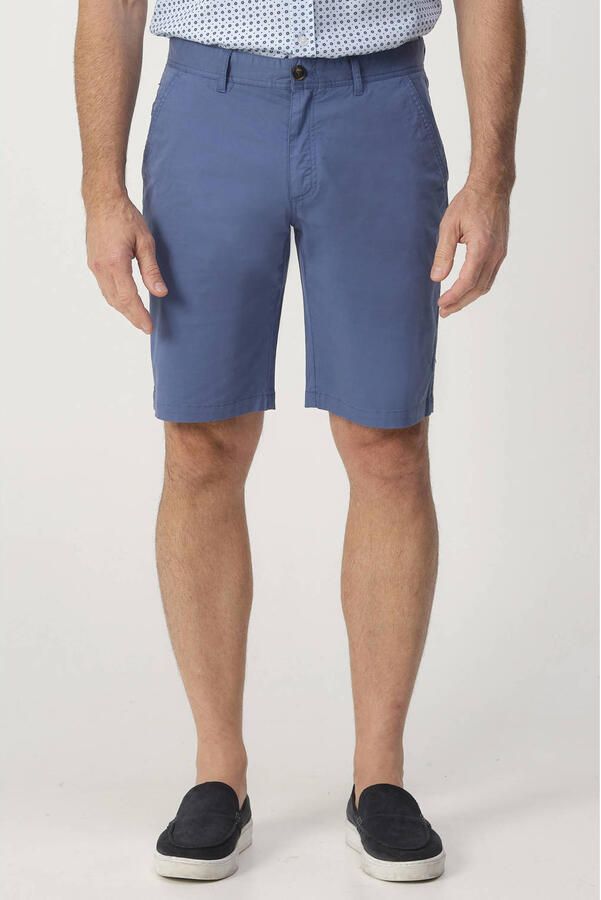 Campbell Salford regular chino short blauw