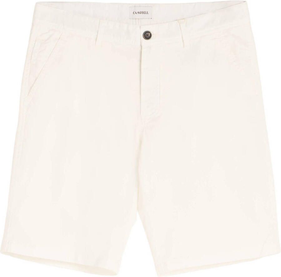 Campbell Salford regular chino short ecru