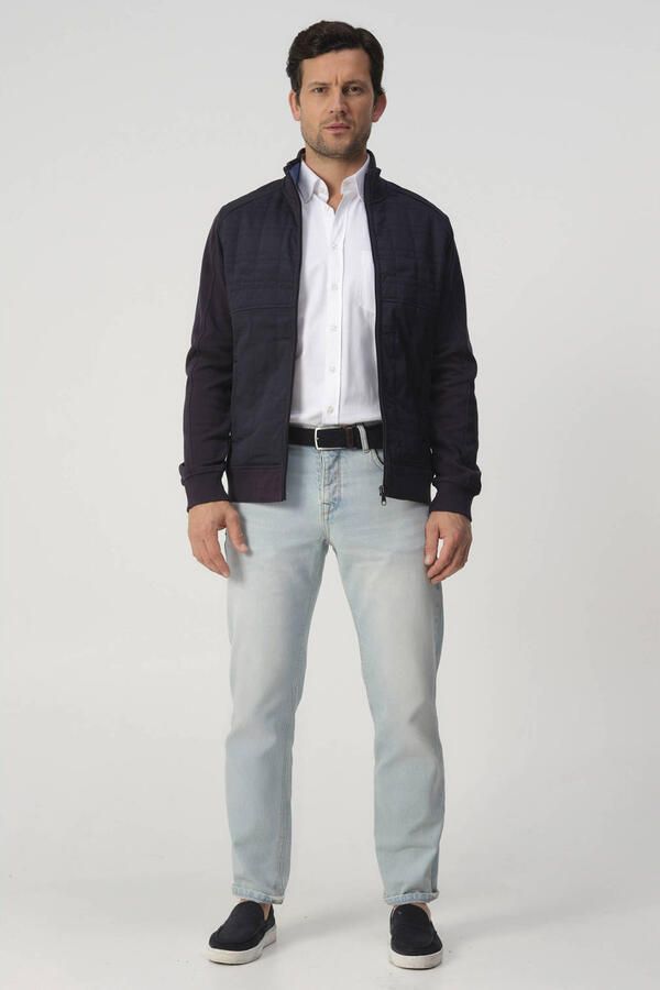 Campbell sweatvest donkerblauw - Foto 2