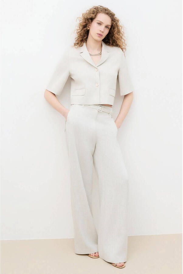 Caroll blazer zand