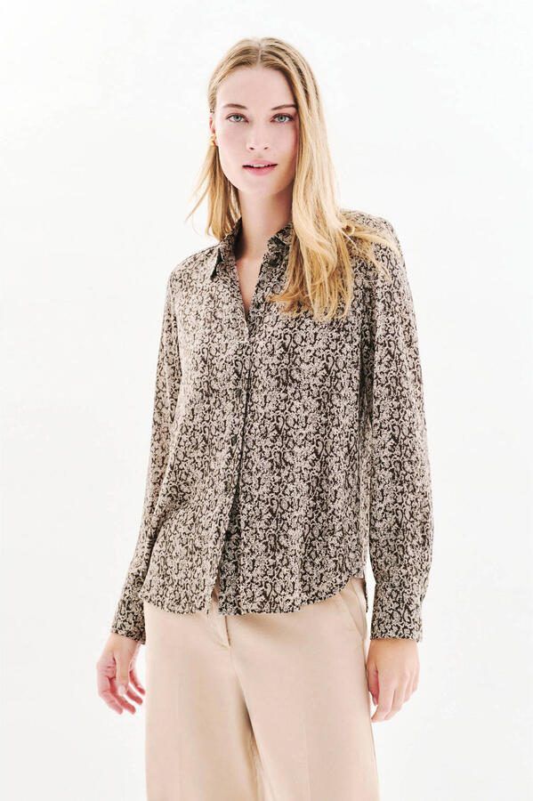 Caroll blouse beige