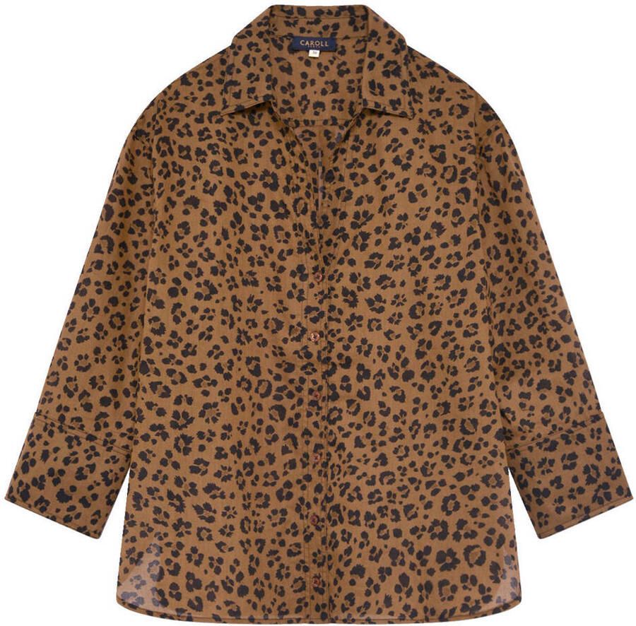 Caroll blouse bruin - Foto 2