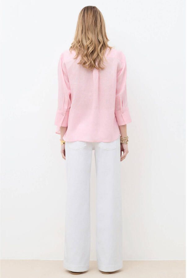 Caroll blouse met linnen - Foto 2