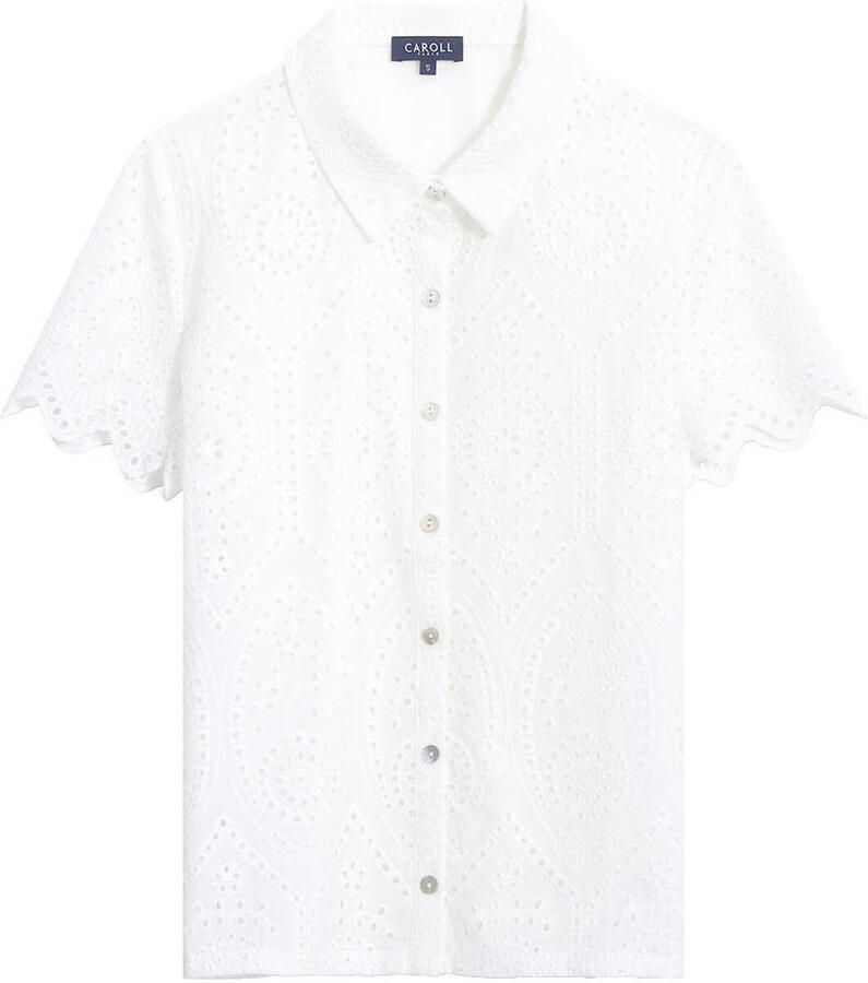 Caroll blouse wit broderie - Foto 2