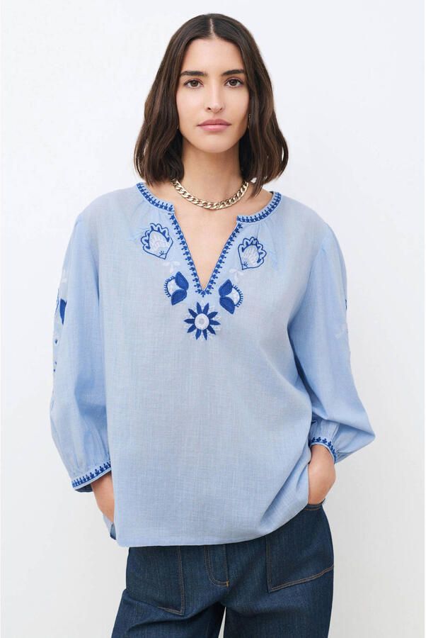 Caroll blousetop blauw