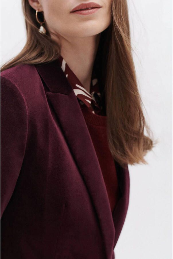 Caroll fluwelen regular blazer - Foto 3
