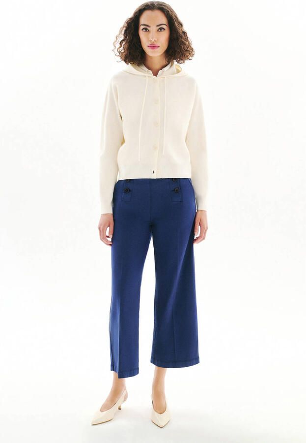 Caroll gebreid vest ecru - Foto 2