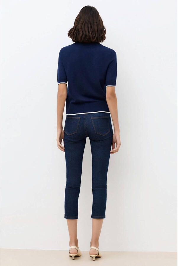 Caroll gebreid vest marineblauw - Foto 3