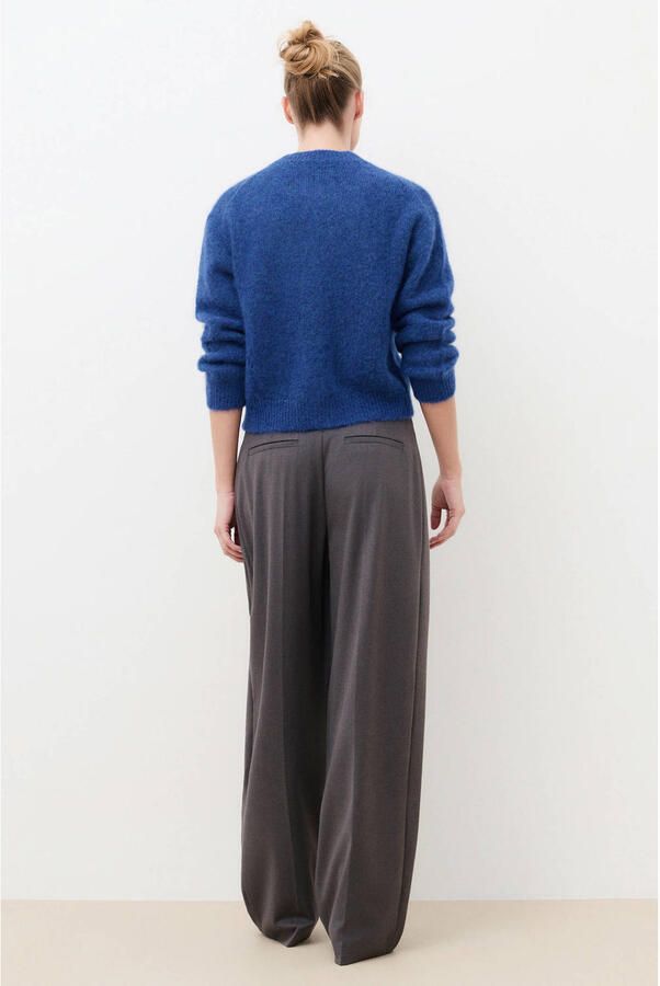 Caroll gebreid vest met wol blauw - Foto 2