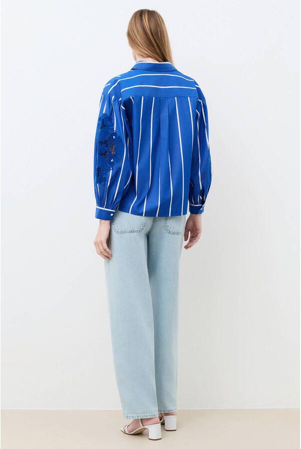 Caroll gestreepte blouse blauw - Foto 3