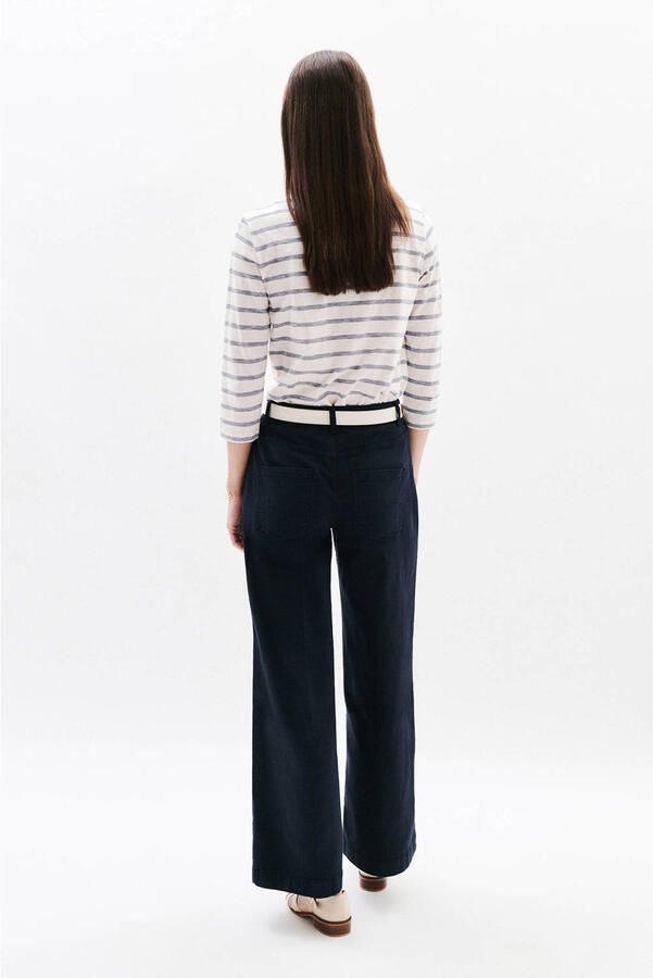 Caroll gestreepte top ecru blauw - Foto 3