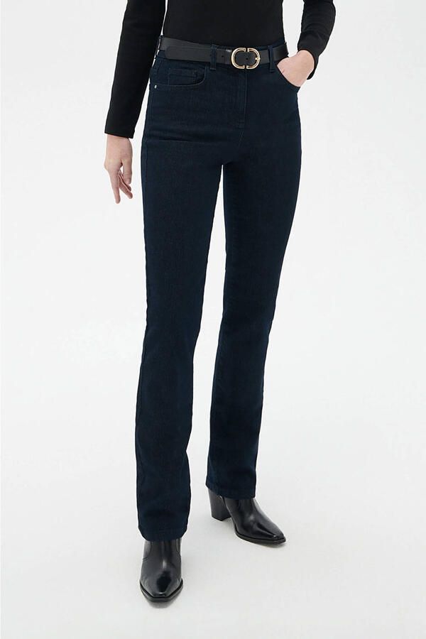 Caroll high waist bootcut jeans dark blue denim