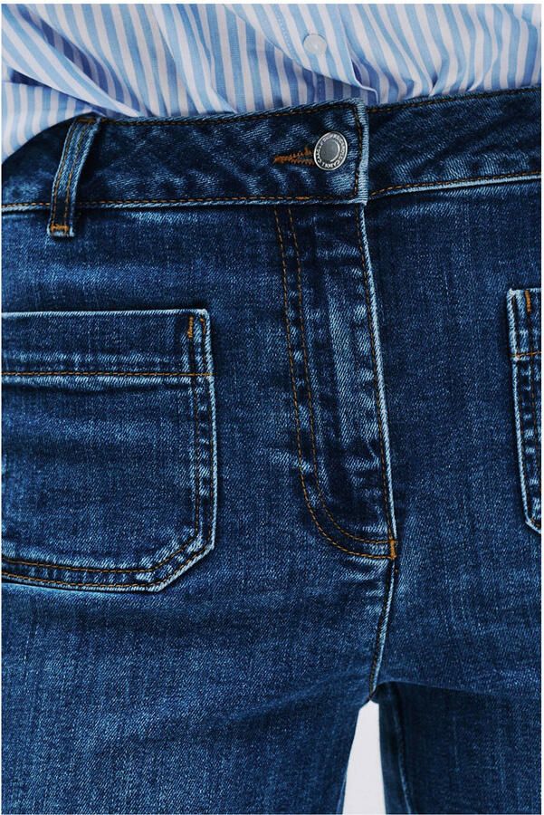 Caroll high waist bootcut jeans medium blue denim - Foto 2