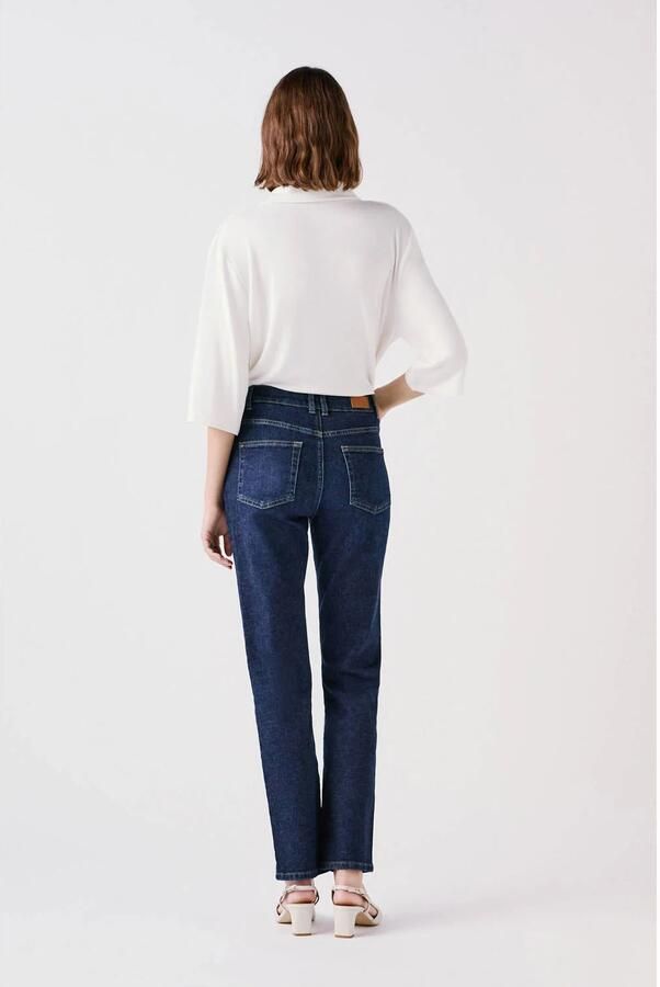 Caroll high waist slim fit jeans dark blue denim - Foto 2