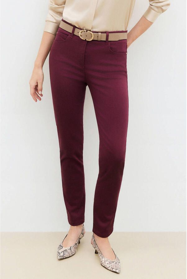 Caroll skinny jeans donkerrood