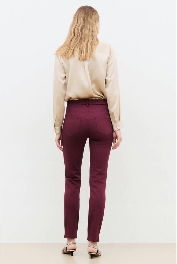 Caroll skinny jeans donkerrood - Foto 2