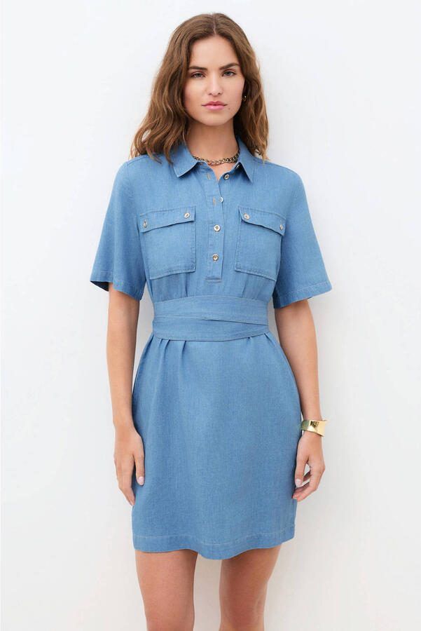 Caroll light blue denim