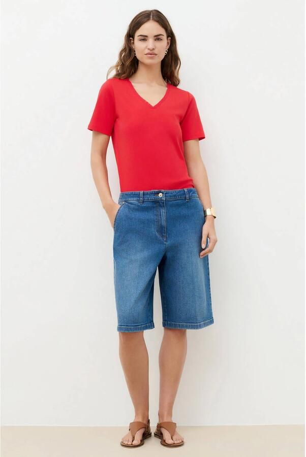 Caroll loose fit denim short mediumblauw - Foto 2