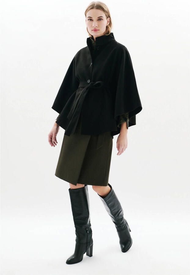 Caroll poncho-jas zwart - Foto 2