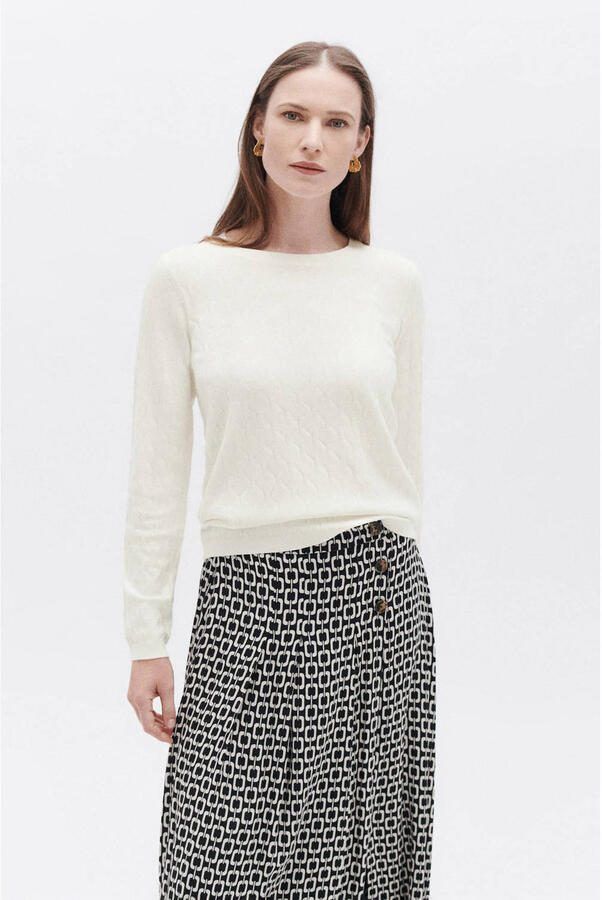 Caroll pullover ivoor