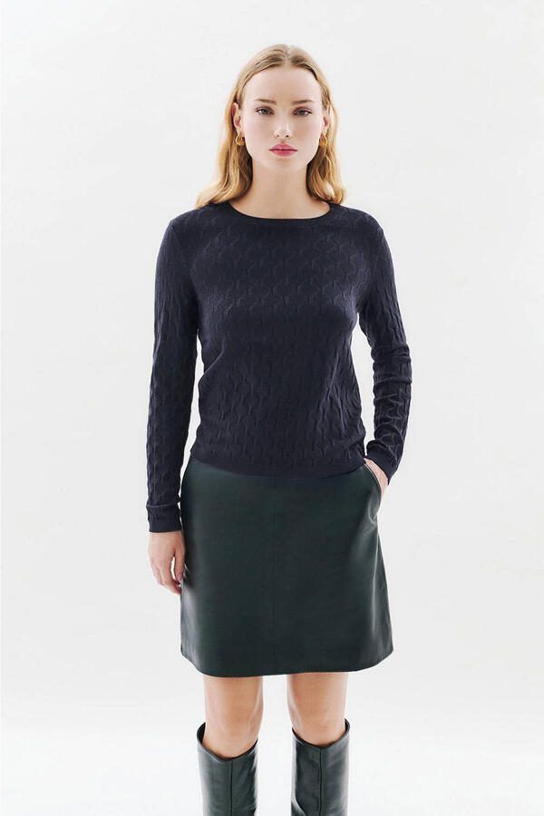 Caroll pullover marineblauw