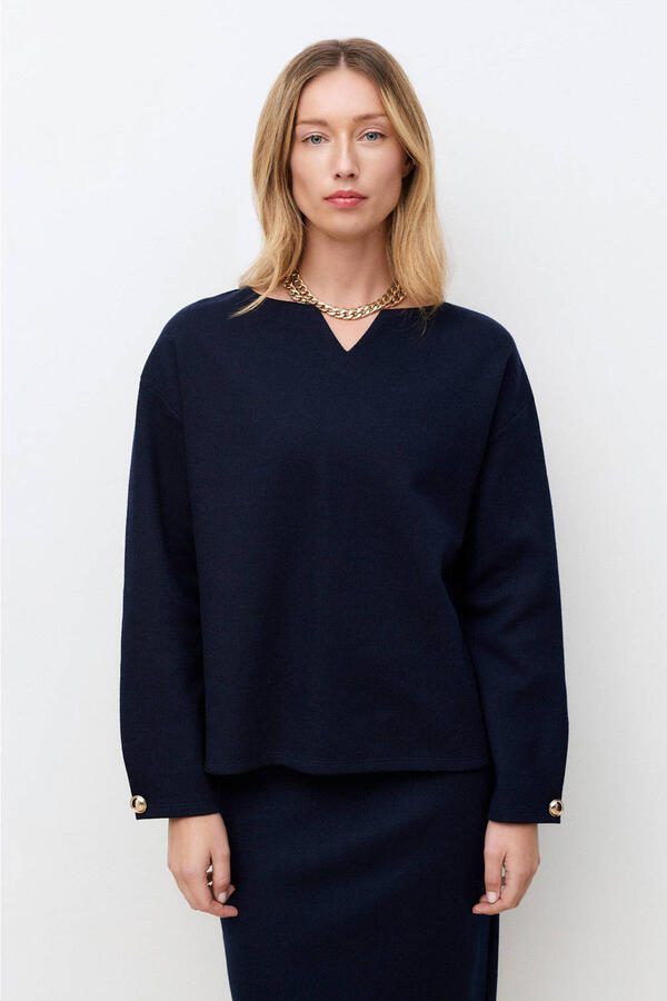 Caroll pullover marineblauw