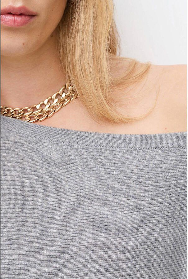Caroll pullover met wol grijs - Foto 2