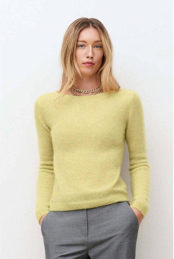 Caroll pullover met wol lichtgroen