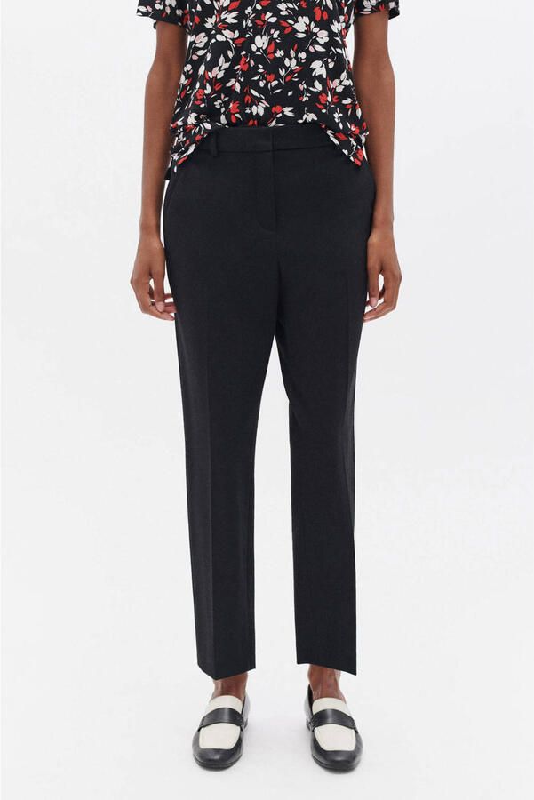 Caroll rechtvallend regular waist chino zwart - Foto 2