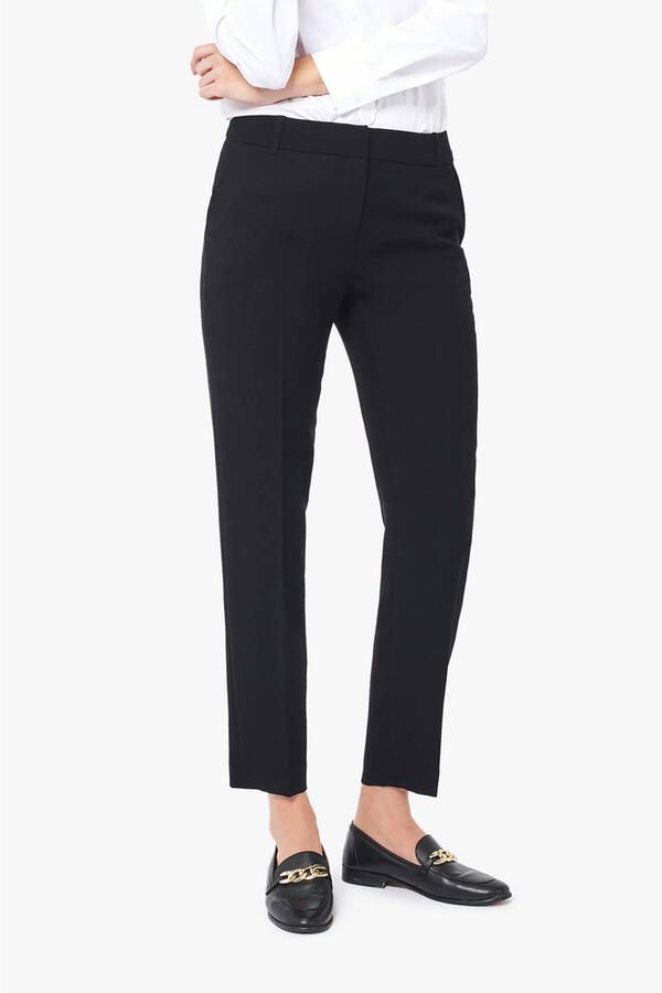 Caroll rechtvallend regular waist chino zwart