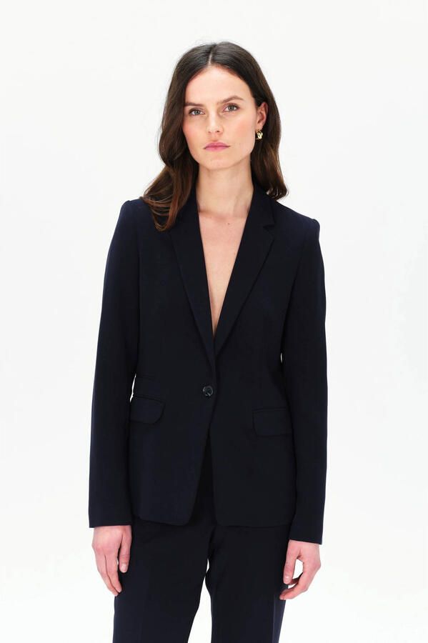Caroll regular blazer marineblauw