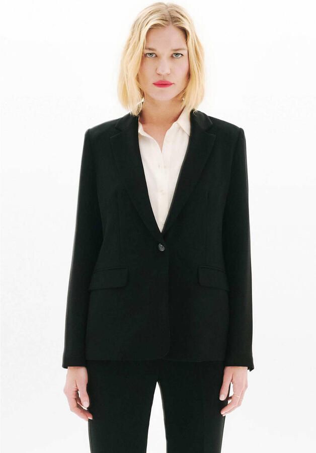 Caroll regular blazer zwart