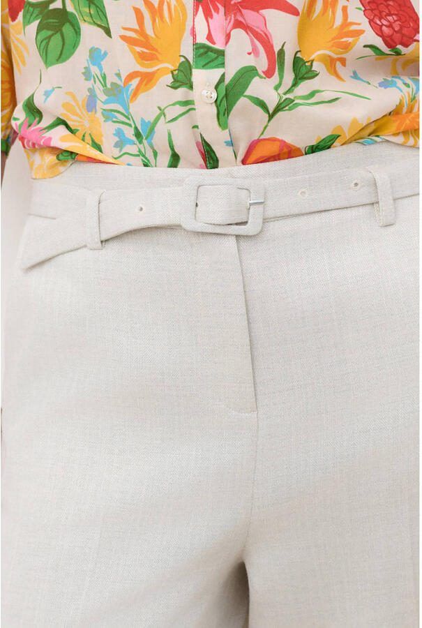 Caroll regular waist broek beige - Foto 2