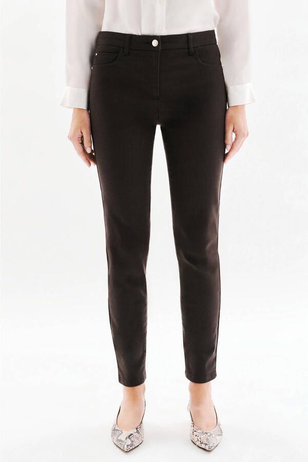 Caroll skinny jeans donkerbruin