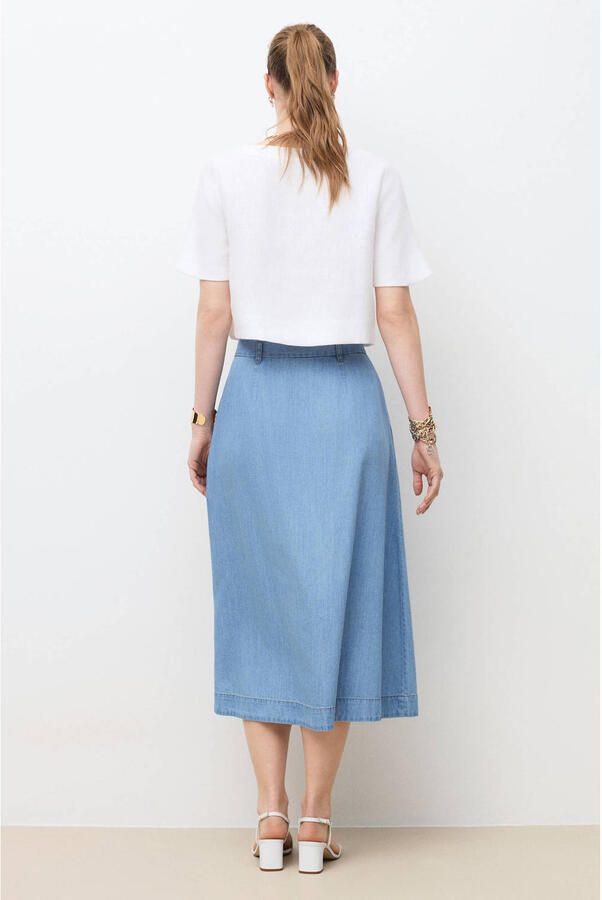 Caroll spijkerrok light blue denim - Foto 2