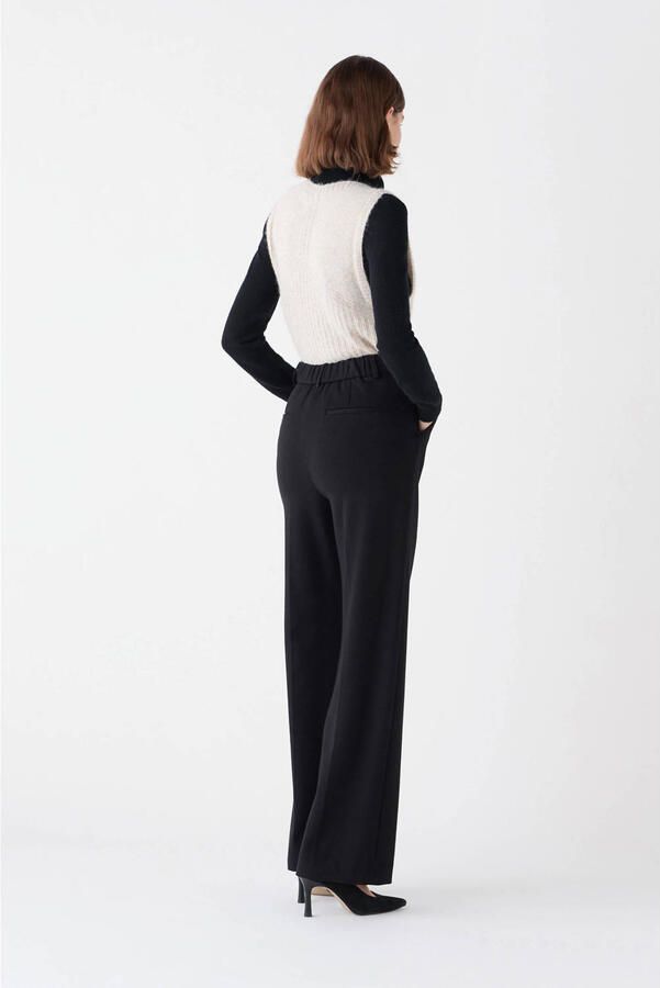 Caroll straight high waist broek zwart - Foto 2