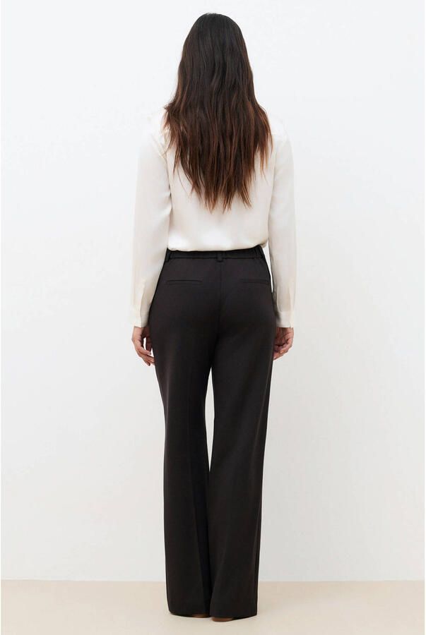 Caroll straight leg broek donkerbruin - Foto 2